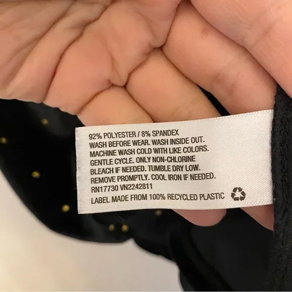 Art Class Long Sleeve bell Velvet stretch mock neck black dress L 10/12 - Picture 9 of 9